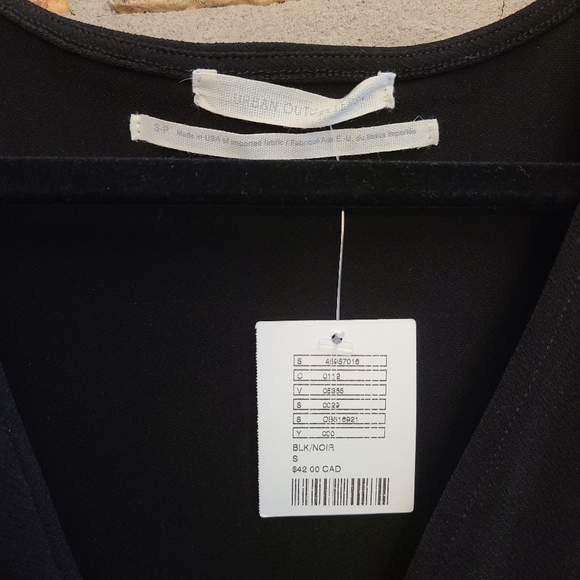 Urban Outfitters blouse, small, black - Picture 2 of 5